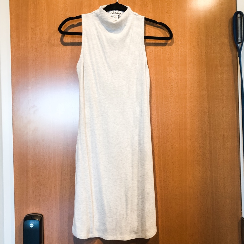 Nordstrom off-white mock turtleneck sweater dress